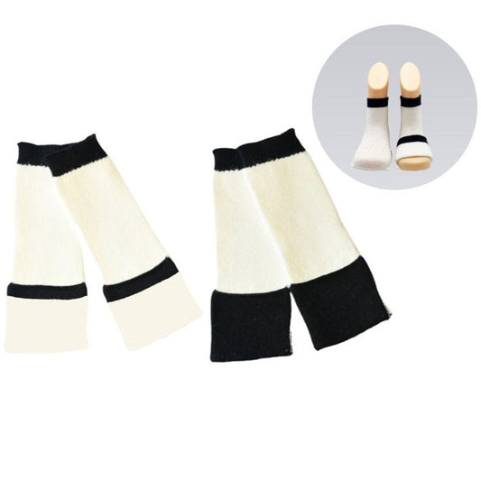 2 pack Baby gripper socks - White