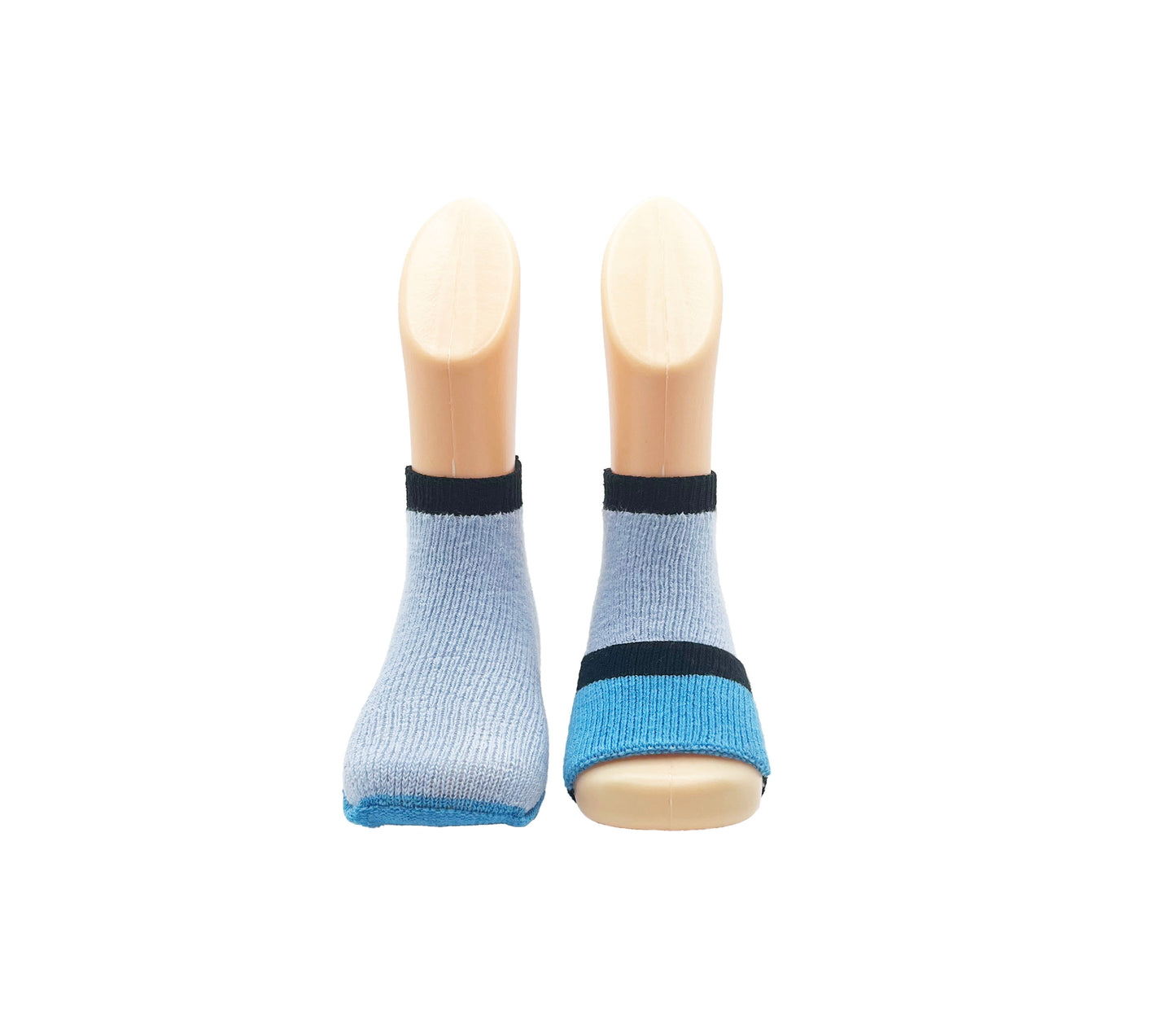 Peekaboo newborn socks - Blue