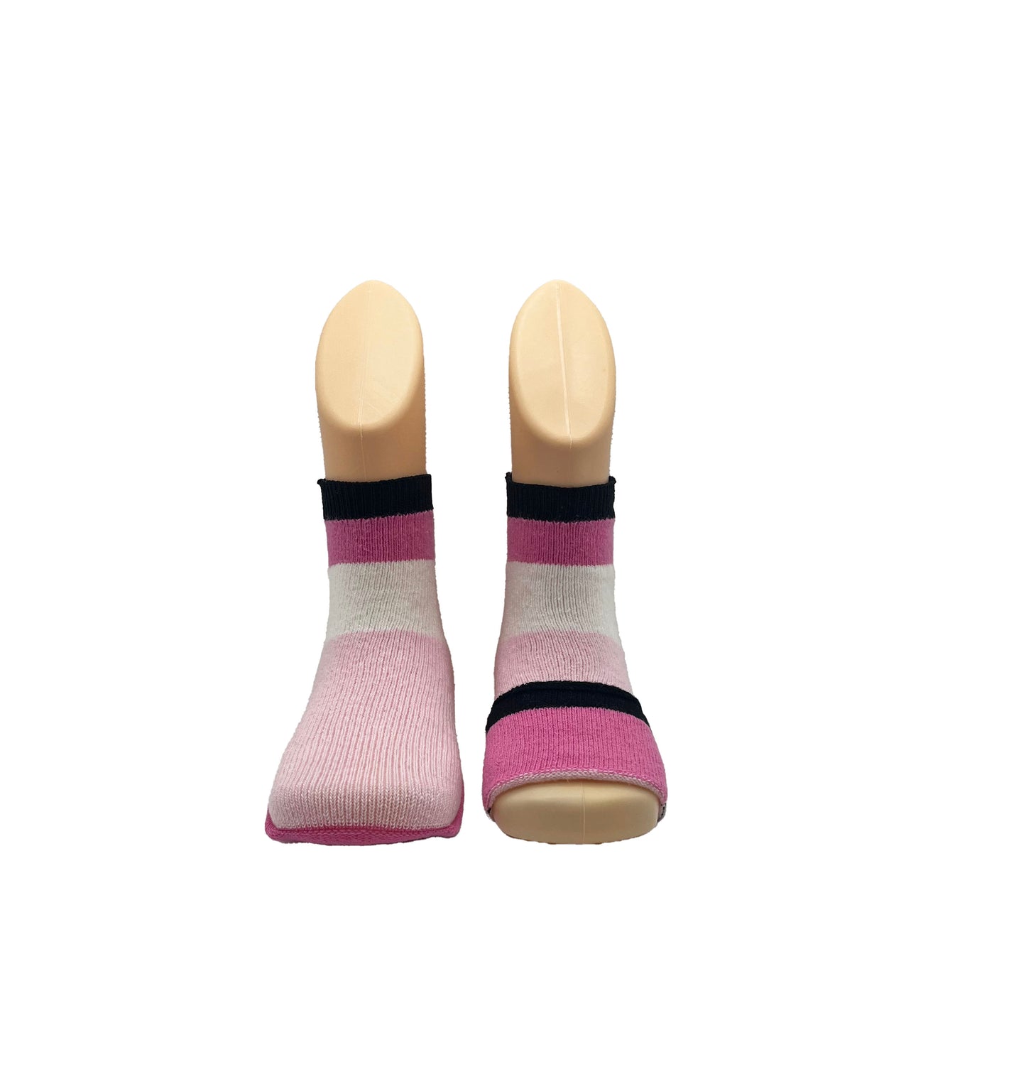 Peekaboo toddler socks - Pink -open/closed toes socks