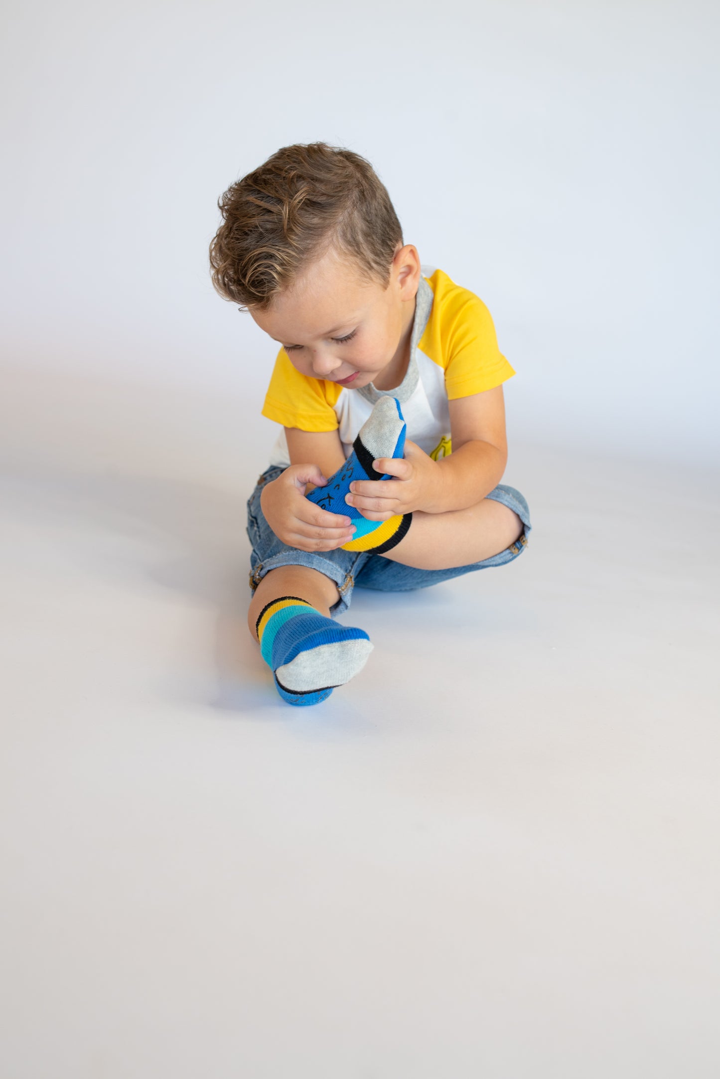 Toddler Socks - Blue stripes