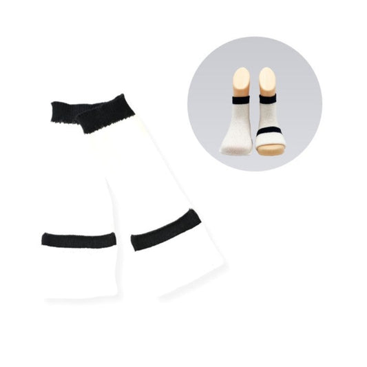 Baby gripper seamless socks - White, cotton rich